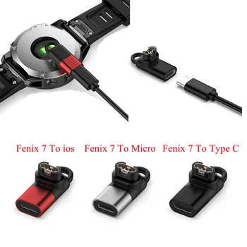 USB Typ C/Micro/ios Smart Hodinky Nabíjací Adaptér pre Garmin Fenix 7x/6x/5x Vivoactive 4/4S/3 Forerunner945/245 Inštinkt Hodinky