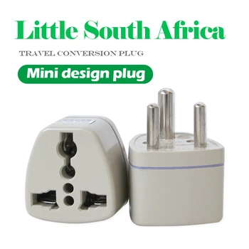 250V/5A 1PC Univerzálny UK/US/EU/AU Malé Južnej Afriky 3pin Cestovné Plug Indii, Južnej Afrike Converter konektor Adaptéra Adaptér