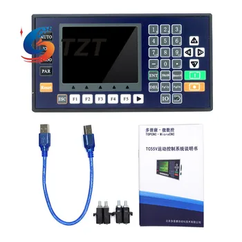 TZT CNC Programovateľný Regulátor TC55V 3 Os motion controller Servo Stepper Motor Ovládanie LCD Displej Pre CNC Router