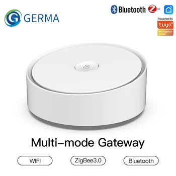 GERMA Multi-režim Smart Bránou ZigBee WiFi Bluetooth Oka Hub Pracovať s Tuya Smart App Hlasové Ovládanie prostredníctvom Alexa Domovská stránka Google