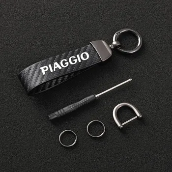 High-Grade Kože, Motocykel keychain Podkovy Pracky Šperky pre Piaggio Vespa GTS 250 300 Sprint Primavera 150 LX150 S150