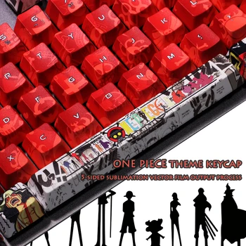 108 Tlačidlá Mechanické Klávesnice keycaps Japonské Anime JEDEN KUS Opice D. Luff Boa·Hancock Cherry Profil MX Prepínač PBT Keycap