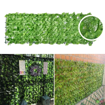 Záhrada Hranice Umelé Ivy Leaf Vonkajšie Umelé Zabezpečenie Dekoratívny Plot, Súkromie Obrazovke Plot na Záhrade Balkón Stenu Decor
