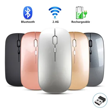 Bezdrôtové BT Myši 1600 DPI ergonomický tvar, imac, macbook pro notebook optická myš česť magicbook