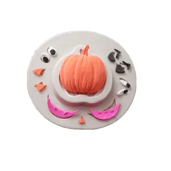 Luyou DIY Halloween Tekvica Silikónové Fondant Formy Cukru Formovať Čokoládu Formy Cake Decoration Nástroje FM1188