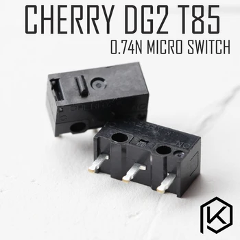 5 ks/veľa Voľného shiping cherry Micro Switch Microswitch dg2 t85 pre Myš Microswitch black point 0.74 n zlatý bod
