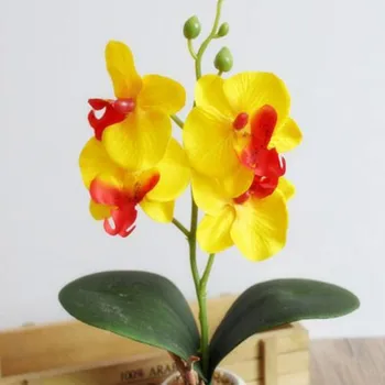 New Horúce Simulácia Kvety Fantázie Štyri Motýľ Orchidea Výdatný Rastlín Bonsai aranžovanie Príslušenstvo SMR88
