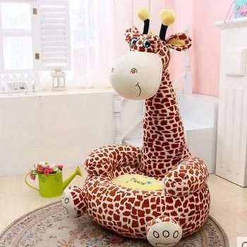2020 Tvorivé Žirafa Plyšové Hračky Sídlo Bábika Roztomilý Dizajn Detí Pohovka Kreslo Nábytok Pre detské Narodeniny Dary, Detská Izba Deco