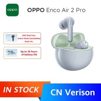 OPPO Enco Vzduchu 2 Pro TWS Slúchadlá Bluetooth 5.2 Aktívnym Potlačením Hluku Bezdrôtové Slúchadlá 28H výdrž Batérie Slúchadiel