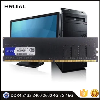 HRUIYL Ploche DDR4 Ram 2133 2400 2666Mhz 4GB 8GB 16GB Dlho Sodimm UDIMM PC4 7000 19200 2666V PC Interné Dual-channel Pamäť
