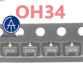 10pcs 100% pôvodnej nové OH34 SOT-23 Unipolar Hala prepínač prvok S-pól indukčné Hall senzor OH Ouzhuo reálne skladom