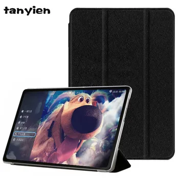 Prípad tabletu Samsung Galaxy Tab S8 Plus 12.4 2022 SM-X800 SM-X806 X800 X806 Trifold Stojan Flip Cover + Tvrdené Sklo