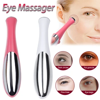 2 Farebná Krása Ženy Pokožky Externý Micro Aktuálne Anti Aging Bieli Jemné Linky Očí Masážneho Prístroja