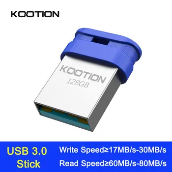 KOOTION U202 Mini USB 3.0 Pero Disk 128 GB 64 GB 32 GB Vysoká Rýchlosť kl ' úč Cle USB Flash Disky, Pamäťové Tlačidlo 3 0 pre PC MacBook