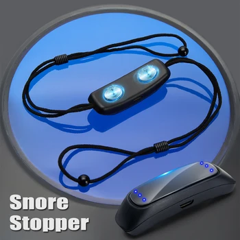 Smart Anti Chrápanie Prístroj EMS Pulz Chrápanie Stoper Efektívne Riešenie Chrápať Spánku Pomoc Prenosné Zníženie Hluku Svalový Stimulátor