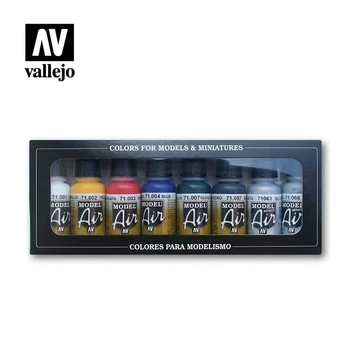 Farba Modelu Moloring Pigmentov na báze Vody, na Strane Kefa obraz AV Vallejo Španielsko Základné Farby, Farby na Striekanie ZBRAŇ CHKO Gundam 71174