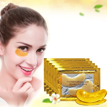 Krásy Gold Crystal Kolagénu Záplaty Pre Oko Vlhkosti Anti-Aging Akné Očná Maska kórejský Kozmetika, Starostlivosť o Pleť Hydratačný dievča