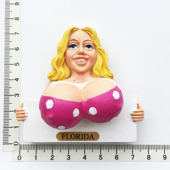 Florida ženy Chladnička Magnet Cestovné Suvenírov Chladnička Magnetických Nálepiek Domáce Dekorácie