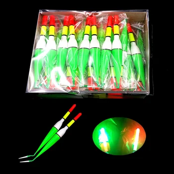 2 ks Svetelný Rybárske Float Batérie Prevádzkované LED Float pre Temné Vody Nočný Rybolov Poskytuje Nepretržité Osvetlenie a Nepremokavé