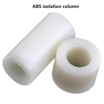 Izolácia stĺpec plastové príspevok priamo cez stĺpec nylonu ABS tesnenie kola otvor pilier interval stĺpec M3M4M5 100ks