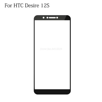 Tvrdené Telefón sklíčko Pre HTC Desire 12S U12 Plus Život Plný Lepidlo Kryt Screen Protector HTC D12S U12plus U12life Film Sklo