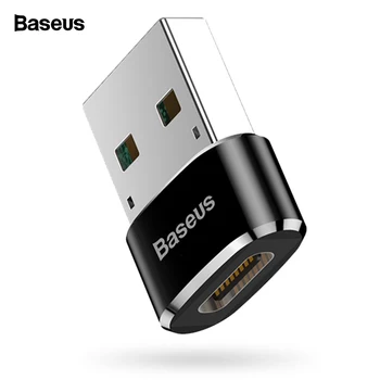 Baseus USB na USB Typu C OTG USB-C Prevodník Typ-c Adaptér Pre Macbook Pre Samsung S10 Xiao Huawei USB OTG Konektor