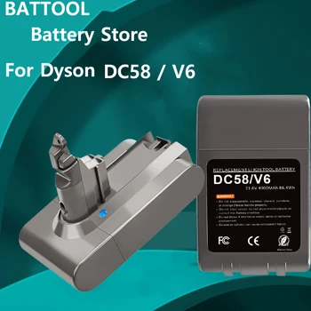 BATTOOL V6 4.0 21.6 V batériou pre Dyson V6 DC62 DC58 DC59 SV09 SV07 SV03 Vysávač Náhradné batérie Li-ion батарейки