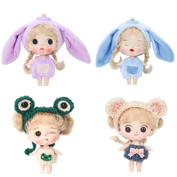 Super Cute Doll OB11 1/12 BJD Bábiky Mini Bábiky, Dievčatá, Deti, Hračka Bábika Darček Ornament Hračky pre Dievčatá Lol Bábiky