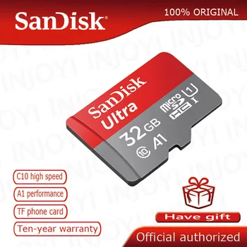 SanDisk micro SD Pamäťová Karta 16GB 32GB 64GB 128 GB 8 GB microSD karta UHS-I trieda 10 V30 U3 A1 cartao memoria de tarieta micro sd