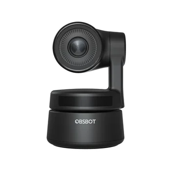 OBSBOT Drobné AI-Powered PTZ Kamera 1080p，Full HD 1080p Video-Konferencie, Nahrávanie a prehrávanie - Black