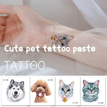 Cartoon Nálepky Multi-štýle si Vybrať Unisex Mačka, Pes Nepremokavá Roztomilý Zábava Dlhotrvajúci Body Art Sex Dočasné Tetovanie Nálepky