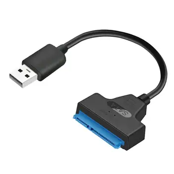 USB SATA 3 Kábel Sata Do USB 2.0 Adaptér AŽ 480Mbps Podpora 2,5 Palca Externé SSD HDD Pevný Disk 22 Pin Sata III kábel Kábel Adaptéra