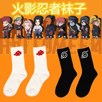 Naruto Roztomilý Kawaii Ponožky Chlapci Dievčatá Módne Harajuku Gotický Plachetnici Ponožky Teplé Pančuchy Ženy Ponožky Dlhé Bavlnené Ponožky Dieťa Darček