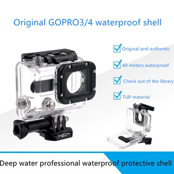 GoPro hero3 Hero 3 + hrdina 4 originálne príslušenstvo 60 m hlboké potápanie fotoaparát pôvodné vodotesné puzdro (z druhej ruky)