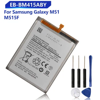 Náhradné Batérie Pre Samsung Galaxy M51 M515F EB-BM415ABY Nabíjateľnú Batériu Telefónu 7000mAh