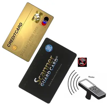 8.5x5.4cm RFID Blokovanie NFC Signály Štít Bezpečné Pre cestovný Pas Prípade Kabelku Prenosné Kreditnej Karty Protector