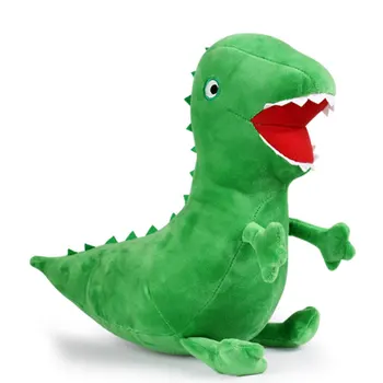 Plyšové Hračky Roztomilý Dinosaurus Plyšové zvieratko Plyšové Hračky Super Mäkké Baby Doll pre Chlapcov, Dievčatá Domova Zelená