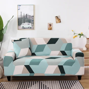 kvetinový vytlačené gauč chránič gauč kryt spandex pre obývacia izba gauč kryt rohová sedačka kryt chase dlhý kryt elastický materiál