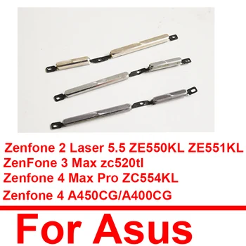 Výkon Objem Bočné Tlačidlo Pre Asus Zenfone 2 Laserové 5.5 ZE550KL ZE551KL 3 Max ZC520TL 4 A450CG 4 Max Pro ZC554KL 4 A400CG Bočné Tlačidlo