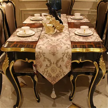 SBB Európe západ Moderné Jednoduchého luxusu klasická Kvet Stolové Vlajky High-end nádherne stôl runner domov večera zdobiť
