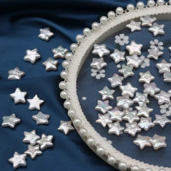Non-porézne Päť-špicaté Hviezdy Barokový Perličiek Prírodné Sladkovodné Perly v Tvare Perly DIY Šperky, Módne Náušnice Dodávky Darček
