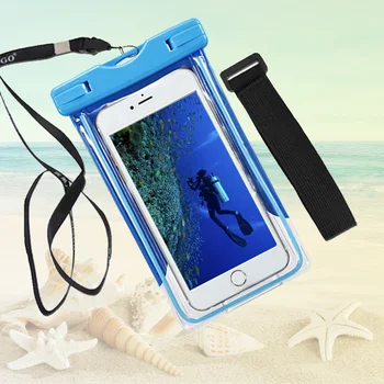 Vodotesné puzdro Podvodné Puzdro na Mobilný telefón Mobile Suché Taška Kryt Pre Sony z3 z1 kompaktný Sony xperia z2 z5 e5 m2 xa1 xa2 m4 aqua