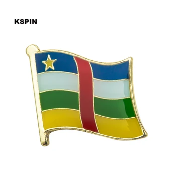 V Strednej Afrike Vlajka Odznak Vlajka Laple Pin Odznaky, Vlajky Brošňa