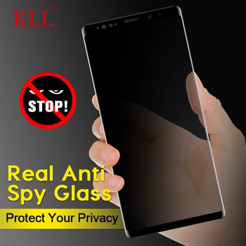 3D Anti-spy Tvrdeného Skla pre Samsung Galaxy s rezacím zariadením S10 S9 S8 S20 Plus S21 S22 Ultra ochrany Osobných údajov Sklo Galaxy Note 20 10 9 Anti-Peep Film