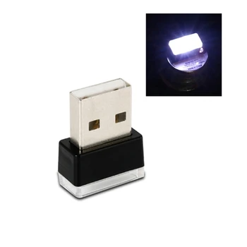 Mini USB LED RGB Svetla Jas 7 Farebné Vymeniteľné pre Auto, Notebook, Klávesnica. Atmosféru Nočnej Lampy
