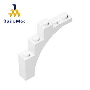 BuildMOC 76768 14395 1x5x4 zakrivené tehla high-tech Eura Úlovok Pre Stavebné Bloky Súčastí DIY Vzdelávania
