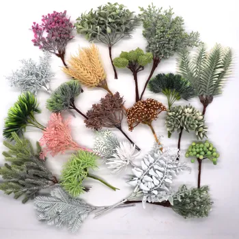 6 Ks Vôňou Eukalyptu Konáre Stromov Hodváb Umelé Listy Domáce Dekorácie DIY Kvet Dohoda Rastlín Faux Lístie Veniec