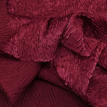 Svetlé Textúra Organza Plastický Malé Skladaný Textílie Podľa Meter Tvorivé Zázemie Fáze Kostým, Šaty Návrhára Textílie