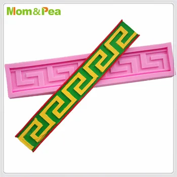 Mama&Pea MPA1877 Pásky Vzor Tvarované Silikónové Formy Cake Decoration Fondant Tortu 3D Formy potravinársky