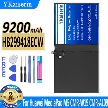100% Pôvodnej YKaiserin 9200mAh Náhradnú Batériu Pre Huawei MediaPad M6 10.8 M5 LITE M5 10 M5 10pro HB299418ECW Tablet Telefón